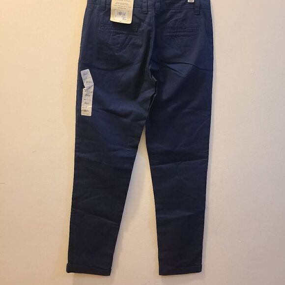 G.H Bass & Co Women Blue Larson Chino Dress Pants Size 0 - Picture 4 of 6